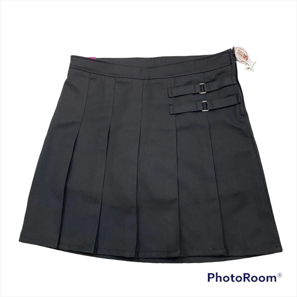 New with tags French Toast‎ brand Black Two Tab Pleated Skort Girls Size 18